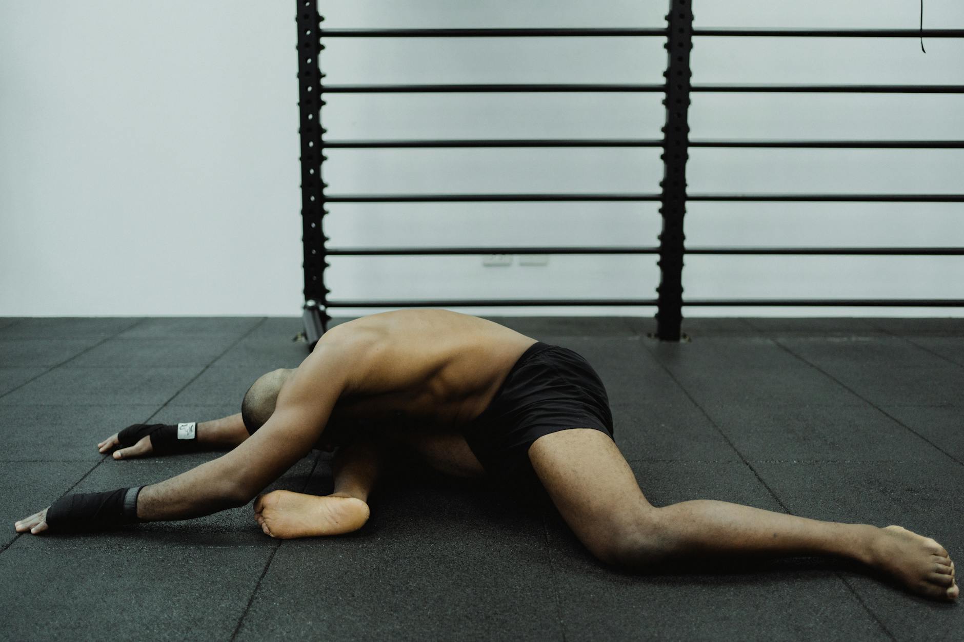 Hamstring stretch rehabilitation exercise